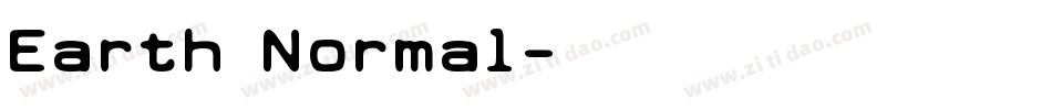 Earth Normal字体转换